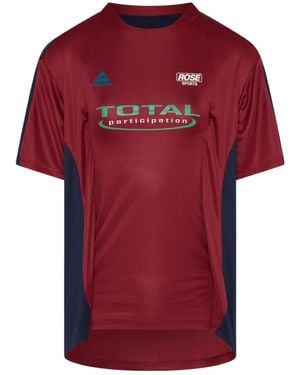 Martine Rose Logo Printed Football T-Shirt - Red