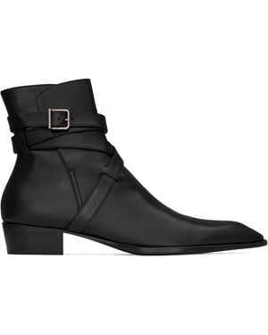 Saint Laurent Aurelien Jodhpur Boots - Black