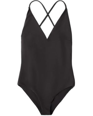 Brunello Cucinelli Monili-Detail Swimsuit - Black