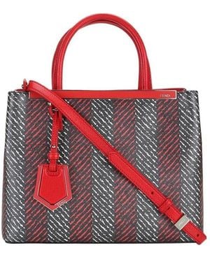 Fendi Logo Handbag - Red