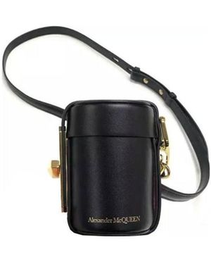 McQueen Logo Mini Lipstick Bag - Multicolour