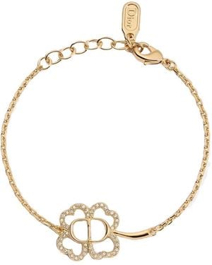 Dior Cd Shiny Clover Bracelet - Metallic