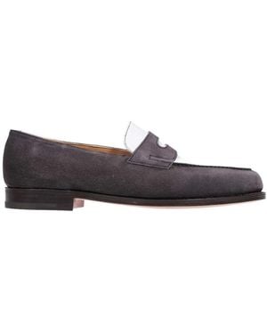 John Lobb Logo Slip-On Sneakers - Brown
