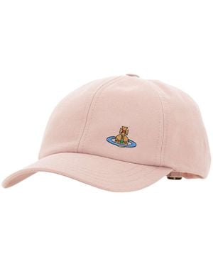 Vivienne Westwood Orb Logo Baseball Hat - Pink