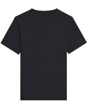 Theory Precise Short-Sleeved Crewneck T-Shirt - Black