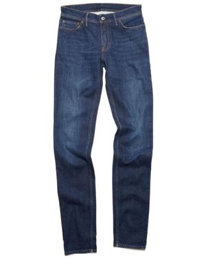 Acne Studios Logo Jeans - Blue