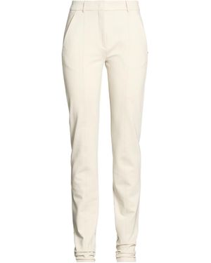 Sportmax Solid Simple Straight-Leg Pants - White