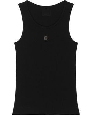 Givenchy Rib-Knit Tank Top - Black