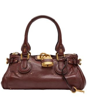 Chloé Leather Handbag - Brown
