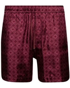 Amiri Elastic Waist Shorts - Red