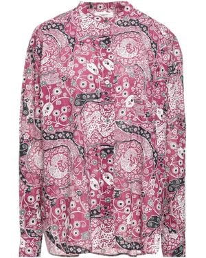 Isabel Marant Floral Printed Long-Sleeve Shirt - Pink