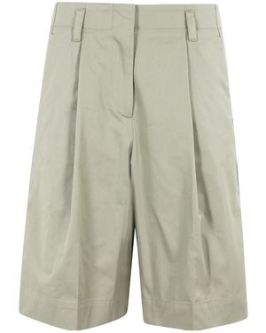 Roberto Collina Cotton Shorts - Grey