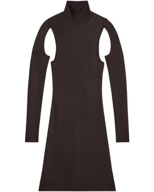 Helmut Lang Air Turtleneck Dress - Black