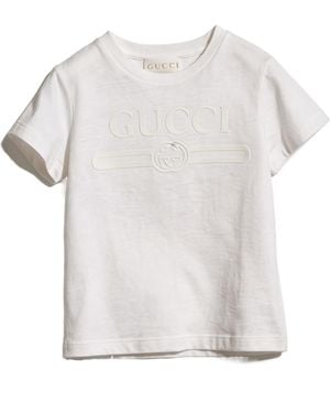 Gucci Interlocking G Print T-Shirt - White