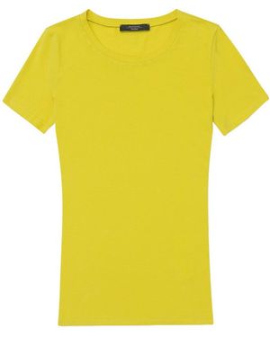 Weekend by Maxmara Short-Sleeved T-Shirt - Yellow