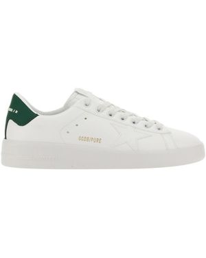 Golden Goose Star Patch Low-Top Trainers - White