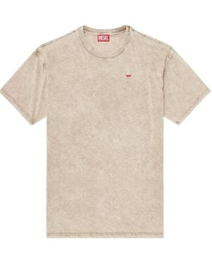 DIESEL Logo-Patch Cotton T-Shirt - White