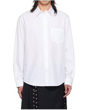 Simone Rocha Split Ring Classic Shirt - White