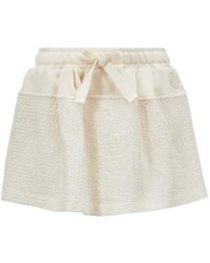 Moncler Drawstring Mini Skirt - Natural