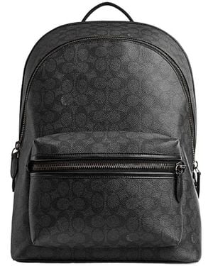 COACH Iconic Charter Backpack - Gray
