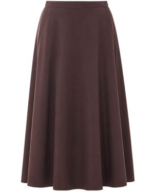 Add Zippered Skirt - Brown