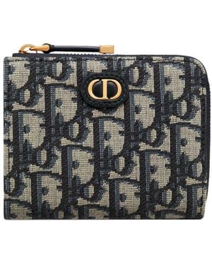 Dior 30 Montaigne Sakura Wallet - Black