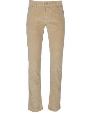 Jacob Cohen Belt Loop Jeans - Natural