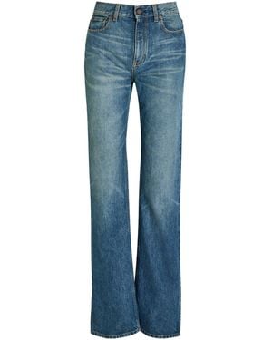 Chloé Mid-Rise Slim Straight Jeans - Blue