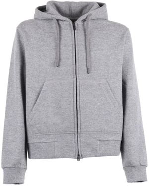 Circolo 1901 Wool Zip-Up Hoodie - Grey