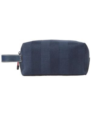 Fendi Lui Striped Toiletry Bag - Blue