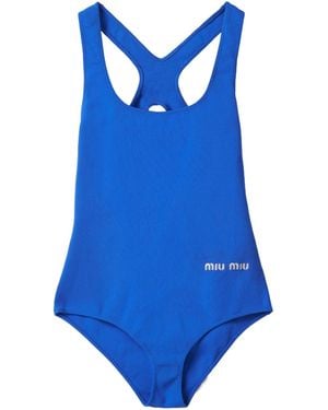 Miu Miu One-Piece Swimsuit - Blue