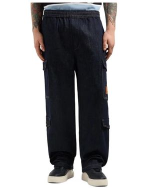 ARMANI EXCHANGE Elastic Waist Jeans - Black