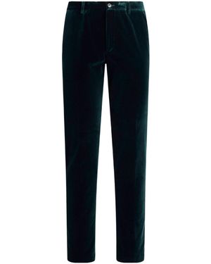Etro Stretch Velvet Pants - Blue