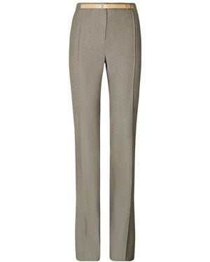 Tory Burch High-Waisted Tailored Pants - Gray