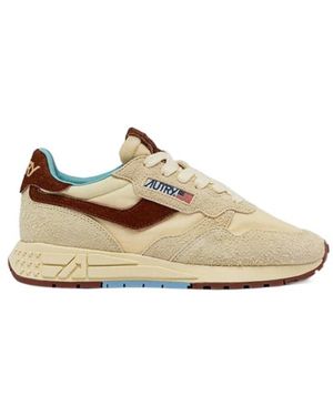 Autry Reelwind Trainers - Natural