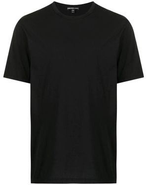 James Perse Luxe Lotus Jersey T-Shirt - Black