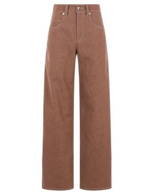 Brunello Cucinelli Belt Loop Jeans - Brown