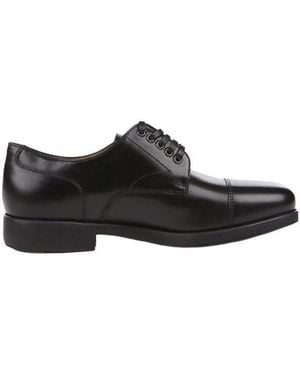 Ferragamo Larry Series Business Casual Shoes - Black