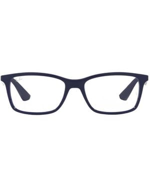 Ray-Ban Rectangular Frame Glasses - White
