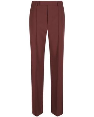 Patrizia Pepe Wide-Leg Pants - Red