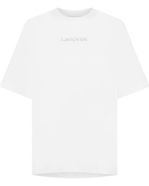 Lanvin Embroidered Logo T-Shirt - White