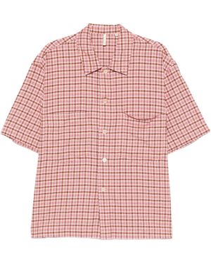 sunflower Plaid Shirt - Red