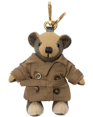Burberry Bear Bag Charm - Metallic
