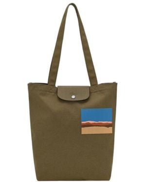 Longchamp Caroline Helain X M Tote Bag - Metallic