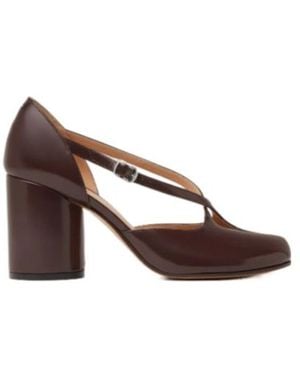 Maison Margiela 80Mm Tabi Pumps - Brown