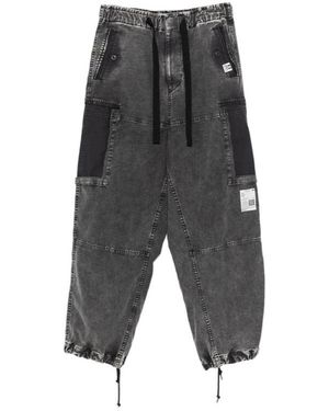 Maison Mihara Yasuhiro Drawstring Cargo Trousers - Grey