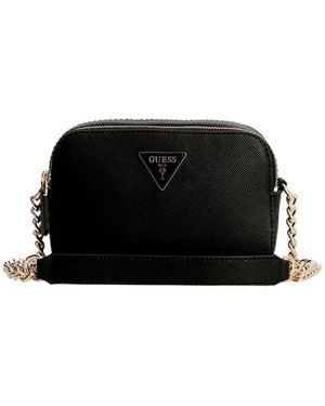 Guess Chain Shoulder Bag - Black