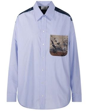 Pierre Louis Mascia Long-Sleeved Shirt - Blue