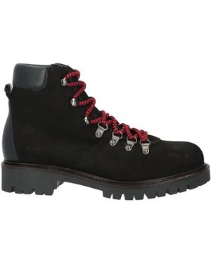 Weekend by Maxmara Cowhide Hiking Boots - Black