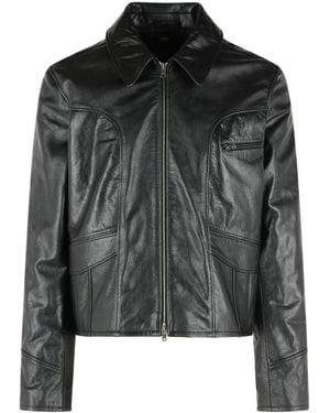 Amiri Leather Jacket - Black